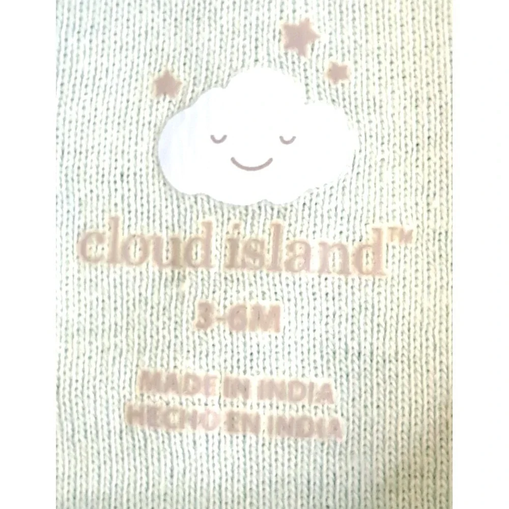 Lot of Baby Boy Clothing 3-6 Month Bodysuits Carter's Just One Year Cloud Island